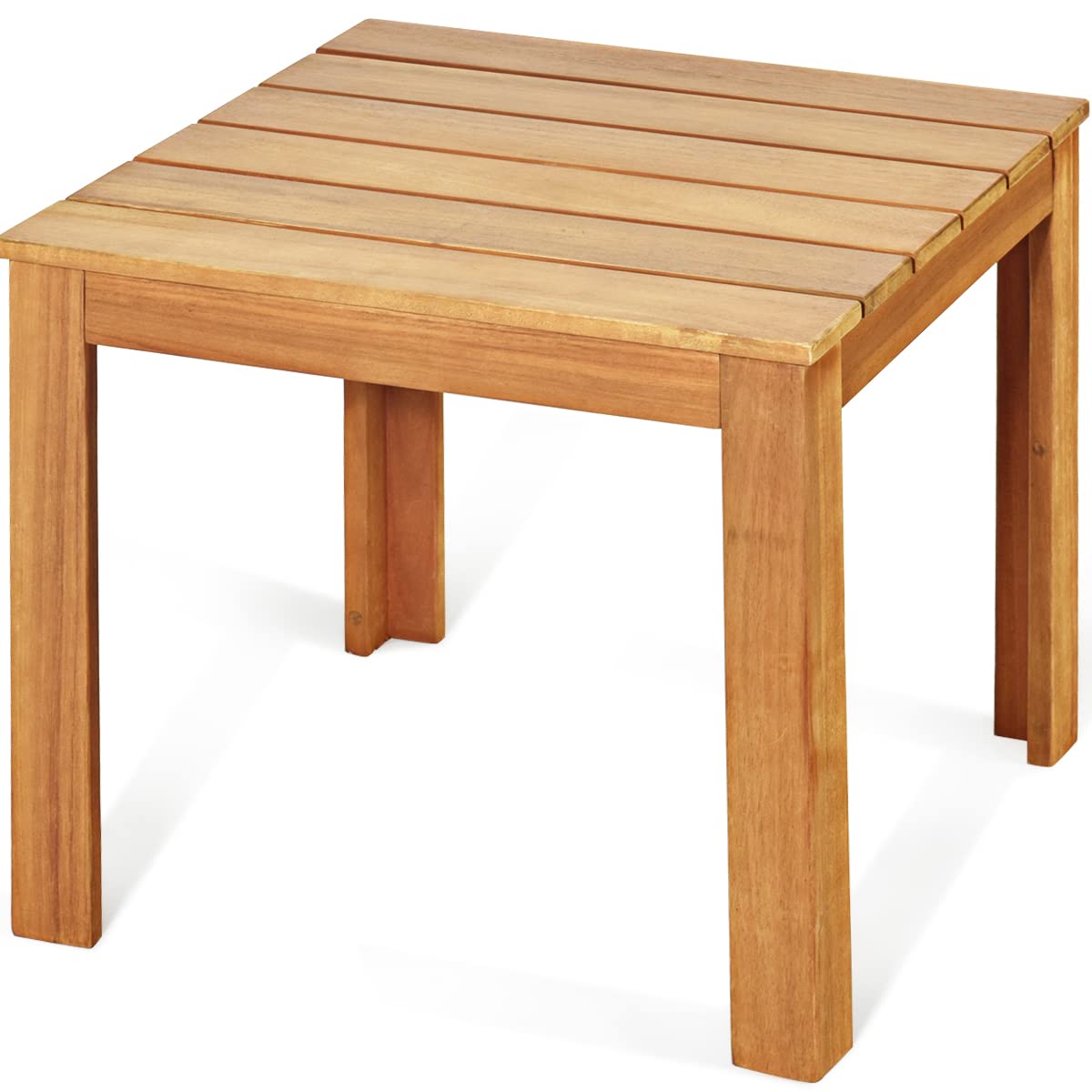 Table d'appoint carrée d'extérieur, capacité de poids 100 kg, 46 x 46 x 41 cm